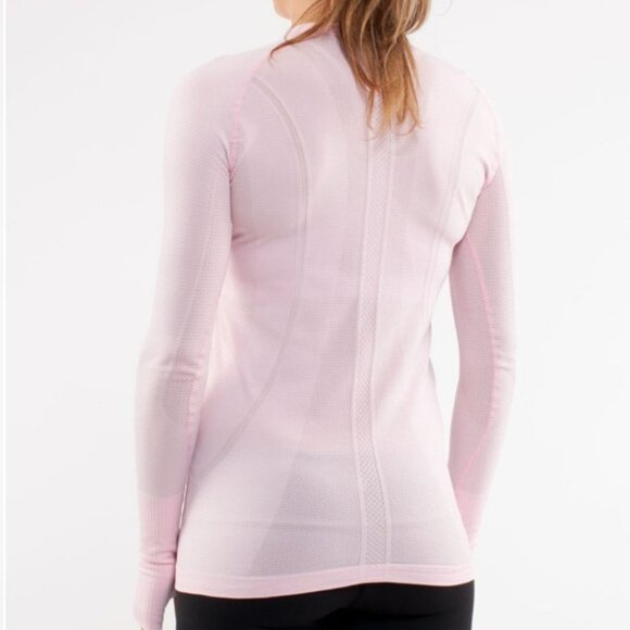 Lululemon run Swiftly Tech Long SleevePig Pink - Picture 2 of 3